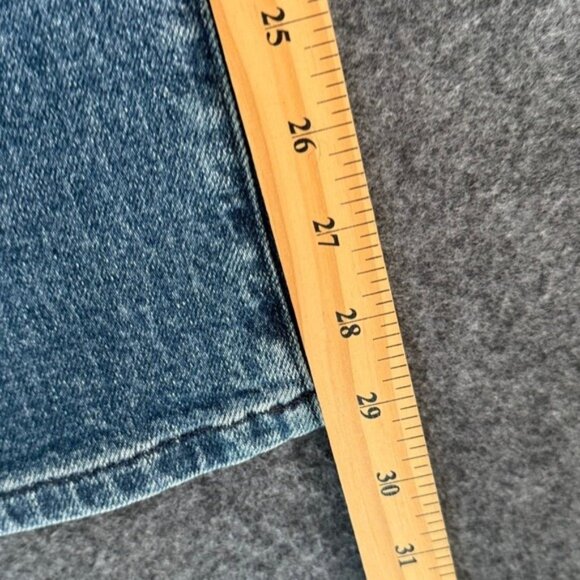 AYR The Secret Sauce Wide Leg Jeans Blue Wash Size 27S Comfort Stretch Boho Lux - Picture 11 of 13